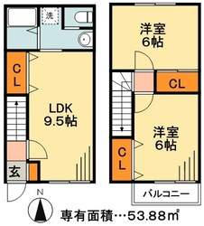 プランドール篠崎の物件間取画像